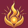 AahSpoonFul golden flame and lotus emblem