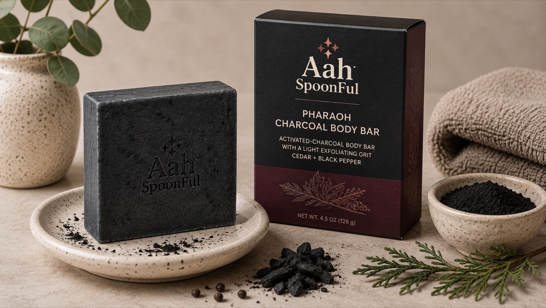 Pharaoh Charcoal Body Bar